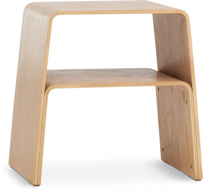 Taburete VANDEL apilable roble natural en Madera natural - Mesas de comedor, Uruguay | JYSK