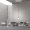 Colgante led rotativo tubular dorado 7 posiciones de luz 3000K 10W en Dorado - Lámparas colgantes, Uruguay | Iluminica, vista 4 de 5