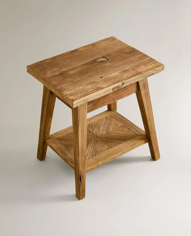 MESITA NOCHE MADERA en Madera natural - Mesas de luz, Uruguay | Zara Home, vista 3