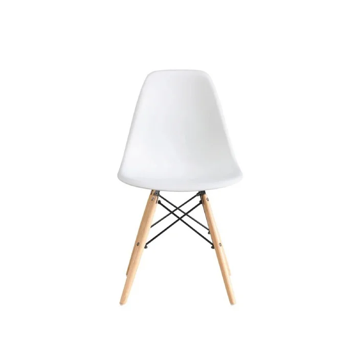 Silla DKR Base - En Madera - Infantil - Blanco en Blanco - Sillas, Uruguay | Rústico Hogar, vista 3