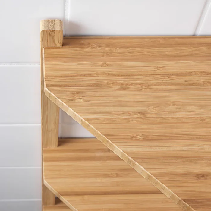 Estantería esquinera en Madera natural - Muebles, Uruguay | Uruguay Bamboo, vista 7
