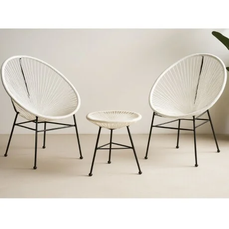 Juego de jardin Acapulco en Blanco - Muebles para el exterior, Uruguay | La Cueva Muebles, vista 13