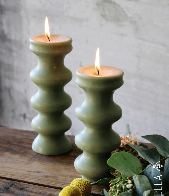VELA CERABELLA MURA SET X2 VERDE en Verde - Velas y Portavelas, Uruguay | Masinfinito Casa, vista 2