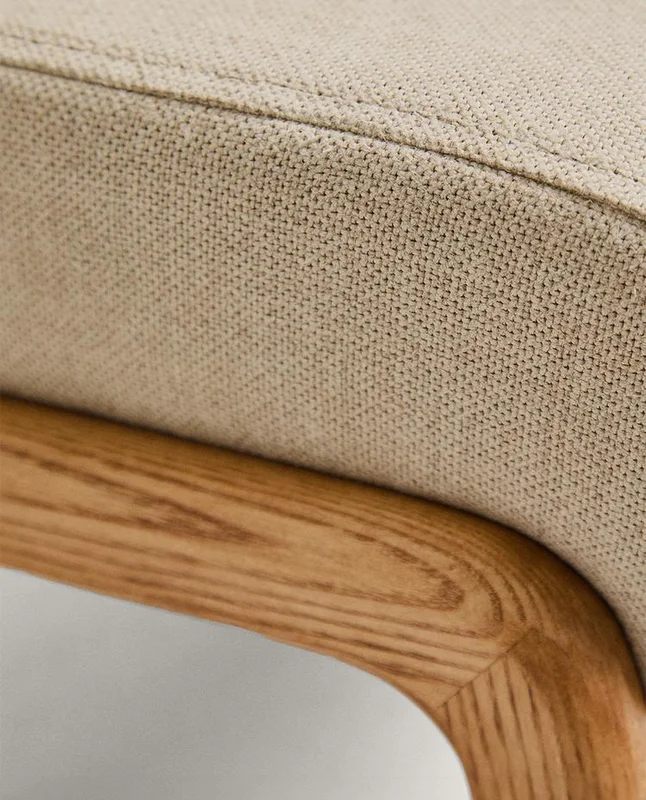 TABURETE REPOSAPIÉS MADERA FRESNO LINO en Beige - Sillas, Uruguay | Zara Home, vista 6