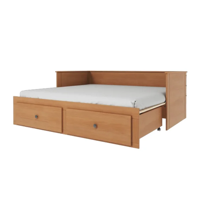 Cama Somnus 1 Plaza / auxiliar - Funcional - Marrón en Marrón - Dormitorio, Uruguay | Ecowood, vista 5