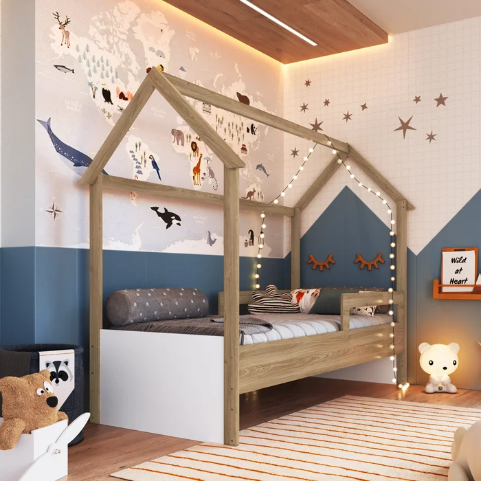 Cama Siena – Marron en Marrón - Dormitorio, Uruguay | RM Muebles y Deco, vista 2