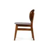 Silla Cleo - Nogal - Respaldo laminado - Tela Rústica - Tostado (CH) en Beige - Butacas, banquetas y puffs, Uruguay | NYR, vista 3 de 6
