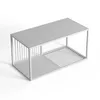 Mesa Ratona Metal Blanco Olivia en Blanco - Mesas de living, Uruguay | Divino, vista 3 de 6