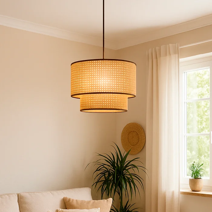 Lampara colgante Kandari en Madera natural - Lámparas colgantes, Uruguay | Alta Gracia Deco, vista 2