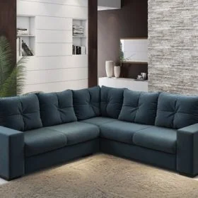 Sofa Esquinero Juego De Living Varios Cuerpos Sillon en Azul - Sillones y sofás, Uruguay | Soy Hogar, vista 2