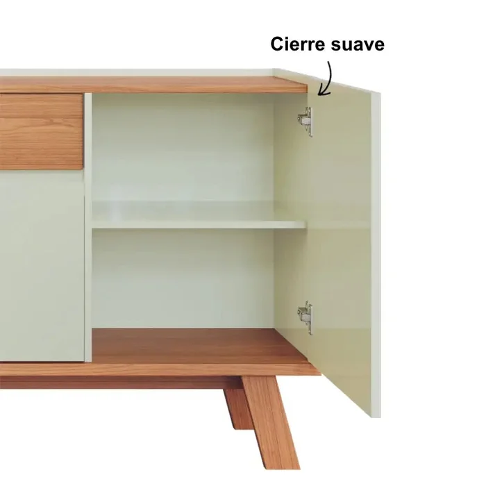 Aparador Buffet Linea Lisboa 100% MDF en Beige - Aparadores y recibidores, Uruguay | Balton, vista 4
