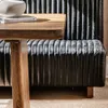 SILLON DE COMEDOR FERRARO - CUERO ITALIANO NEGRO - 1.53 MTS en Negro - Sillones y sofás, Uruguay | La Iberica, vista 7 de 18