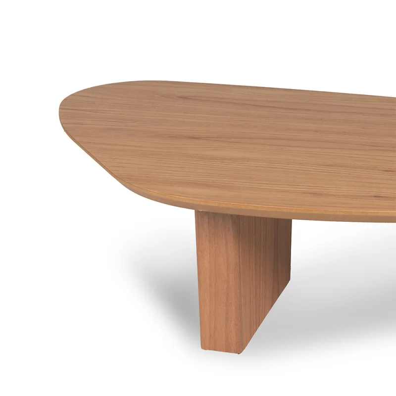 Mesa de Centro Rina - Madera Natural en Beige, Uruguay | NYR, vista 3