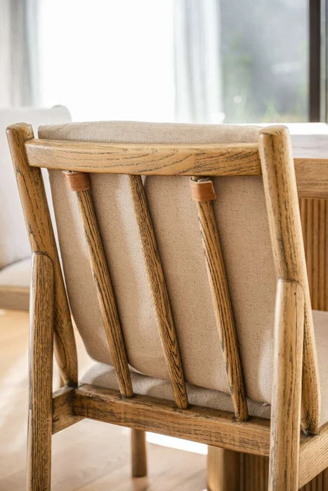 SILLA SAN FRANCISCO - FRESNO Y LINO en Beige - Sillas, Uruguay | La Iberica, vista 7