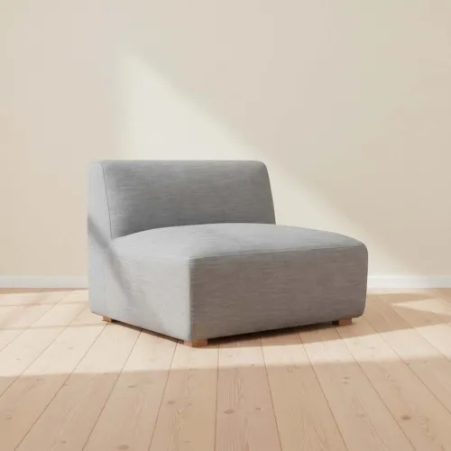 Sofá Modulable Tela Gris Chill en Gris - Sillones y sofás, Uruguay | Divino