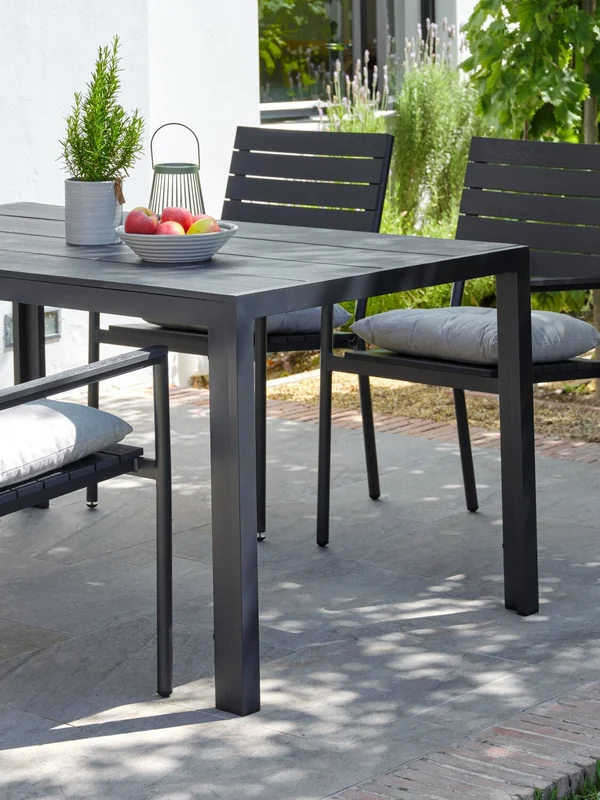 Mesa de jardín MADERUP A90xL150 negro en Negro, Uruguay | JYSK, vista 5