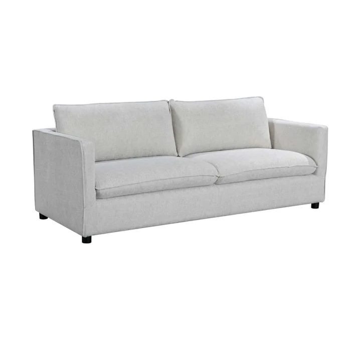 Sofá 3 Cuerpos Tela Natural-beige Amsterdam Beige en Beige - Sillones y sofás, Uruguay | Divino, vista 3