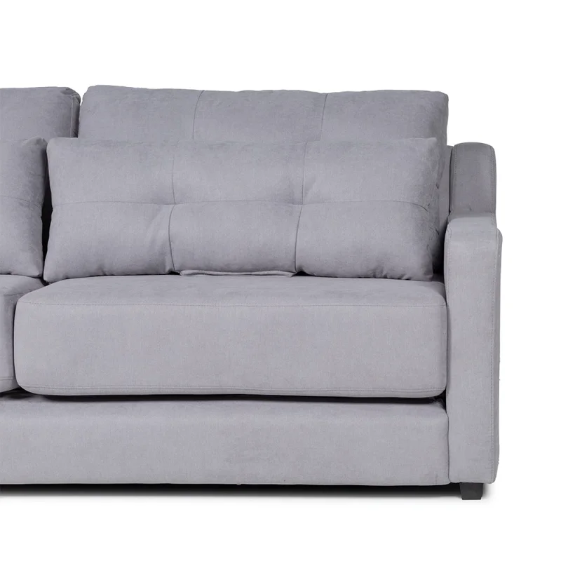 Sofá Cama Nizza - Tela Microfibra - 12074 (Ceniza) en Gris - Sillones y sofás, Uruguay | Nyr, vista 5