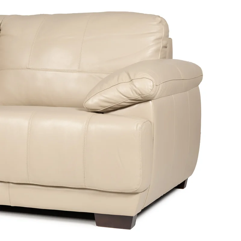 Sofá Tucson - Cuero Básico - 3 cuerpos - 519 (Beige) en Beige - Sillones y sofás, Uruguay | Nyr, vista 4