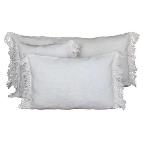 ALMOHADON WANI en Blanco - Textiles, Uruguay | Masinfinito Casa