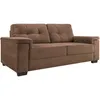 Sillón 3 Cuerpos Tela Marron Luares Choc. en Marrón - Sillones y sofás, Uruguay | Divino, vista 2 de 4
