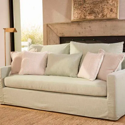 SILLON SOFIA - LINO ANTIMANCHAS MINT en Verde oliva - Sillones y sofás, Uruguay | La Iberica