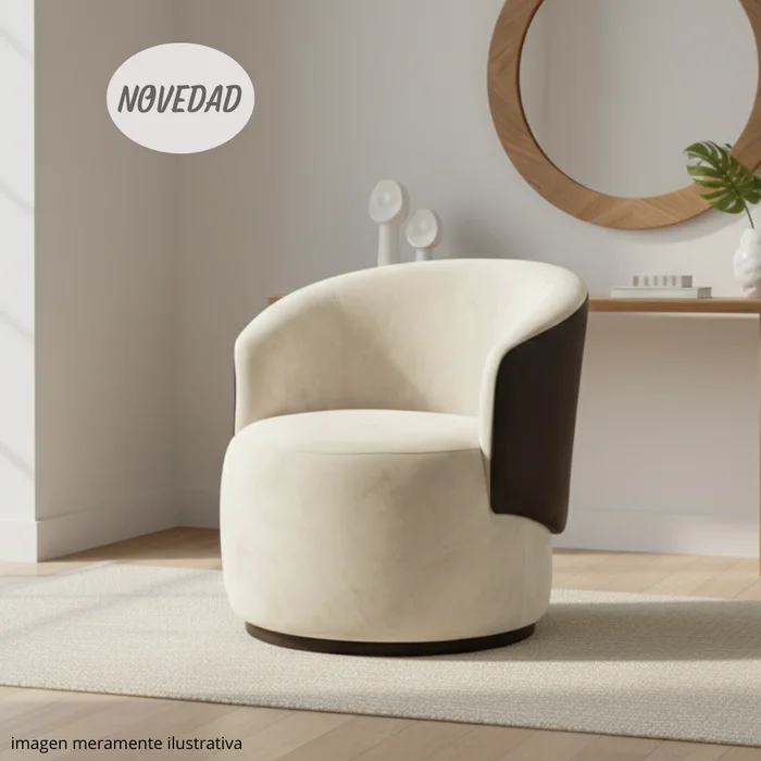 Sillon Beatriz en Beige - Sillones y sofás, Uruguay | Moderna Hogar