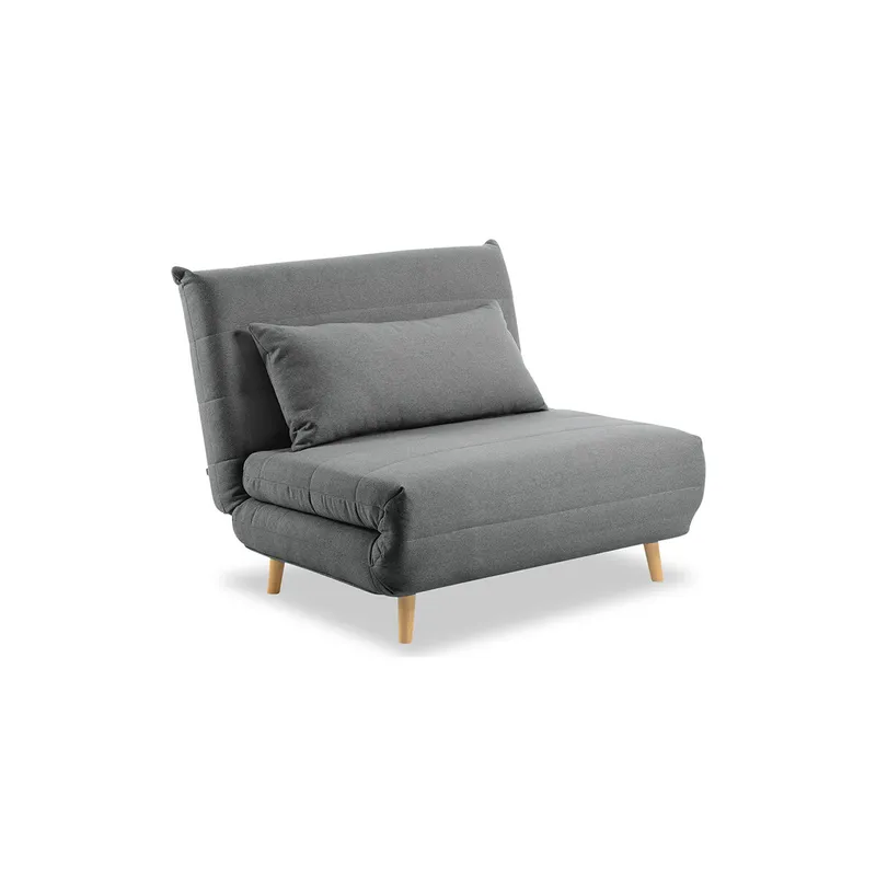 Sillón Cama Individual UNO - Gris en Gris - Butacas, banquetas y puffs, Uruguay | Samic