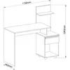 Escritorio Home Office Lira Blanco 4033ab en Blanco - Escritorios y sillas de escritorio, Uruguay | Albanés, vista 2 de 2