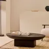 Mesa de centro Ovak de madera maciza de acacia con acabado negro FSC 100% 140 x 70 cm en Negro - Mesas de living, Uruguay | Kavehome, vista 2 de 8