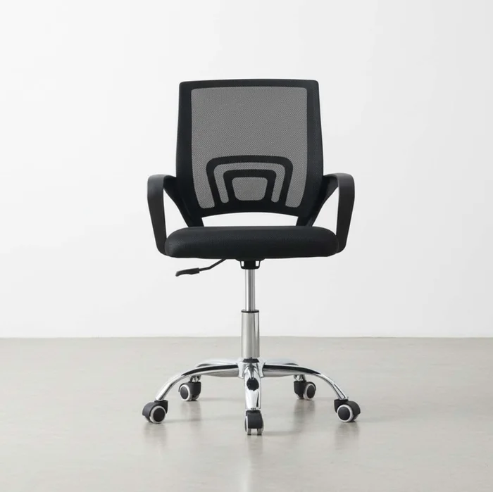 Silla De Escritorio Malla Negro Hy-520p en Negro - Escritorios y sillas de escritorio, Uruguay | Divino