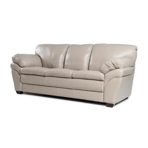 Sofá Gaudi - Cuero Básico - 3 cuerpos - 519 (Beige) en Beige - Sillones y sofás, Uruguay | NYR