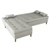 Sillón Cama con Chaise - Good - Gris Claro en Gris - Sillones y sofás, Uruguay | Ecowood, vista 3 de 3