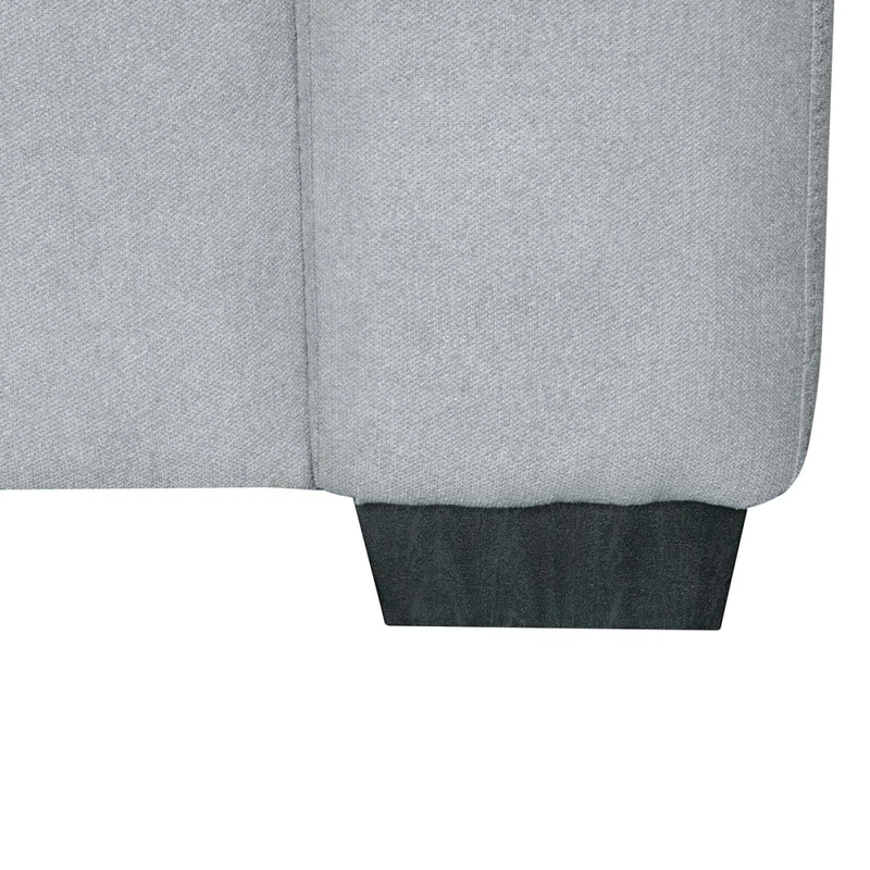 Sofá C/chaise Más De 4 Cuerpos Tela Gris Detroit en Gris - Sillones y sofás, Uruguay | Divino, vista 5