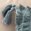 Funda de Almohadón Rombos Texturados y Flecos Borla - Textiles, Uruguay | Arredo, vista 4 de 5