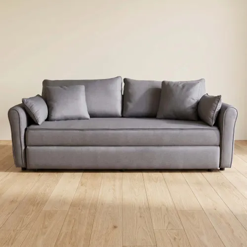 Sofá Cama Tela Gris Alabama en Gris - Sillones y sofás, Uruguay | Divino