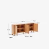 Aparador Salaya de madera contrachapada de fresno FSC 100% 200 x 40 cm en Madera natural - Aparadores y recibidores, Uruguay | Kavehome, vista 9 de 9