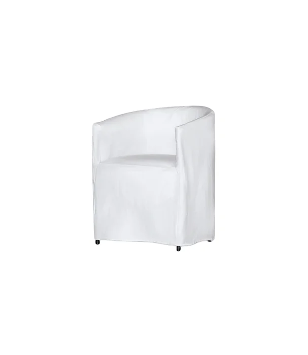 SILLA MANANTIALES CON FUNDA LINO OFF WHITE en Off-white - Sillas, Uruguay | Masinfinito Casa