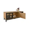 Rack de tv Linea Denise en Negro - Muebles para TV, Uruguay | La Cueva Muebles, vista 5 de 20