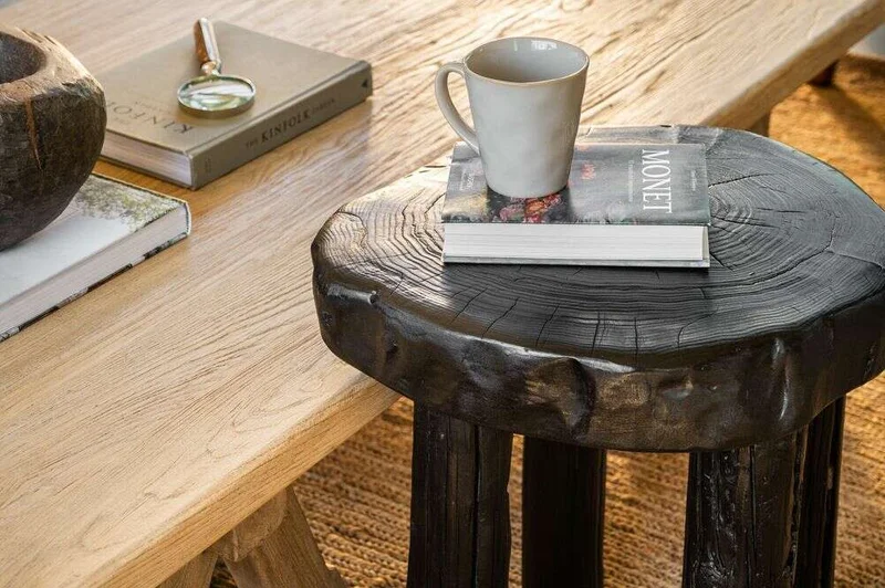 MESA AUXILIAR IRREGULAR NEGRA - 40 CMS en Negro - Mesas de living, Uruguay | La Iberica, vista 4