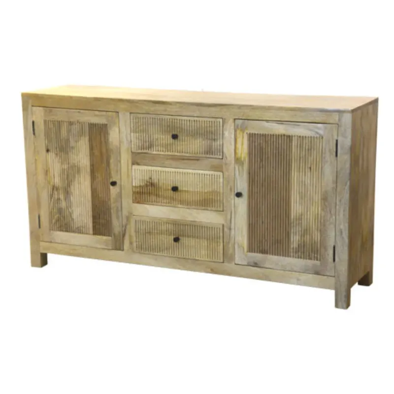 A155 Aparador 160x40x85 en Madera natural - Aparadores y recibidores, Uruguay | Victoriana