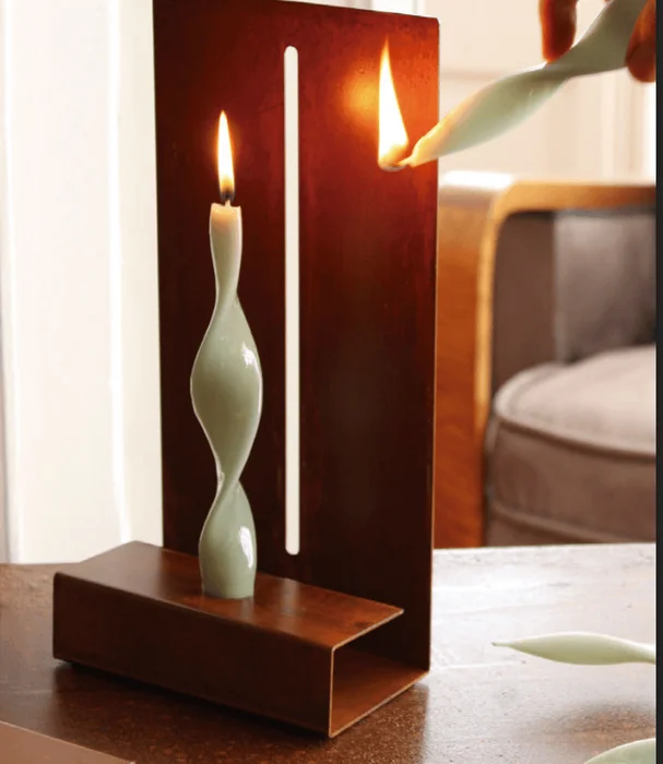 VELA CERABELLA ESPIRAL  en Verde - Velas y Portavelas, Uruguay | Masinfinito Casa, vista 2