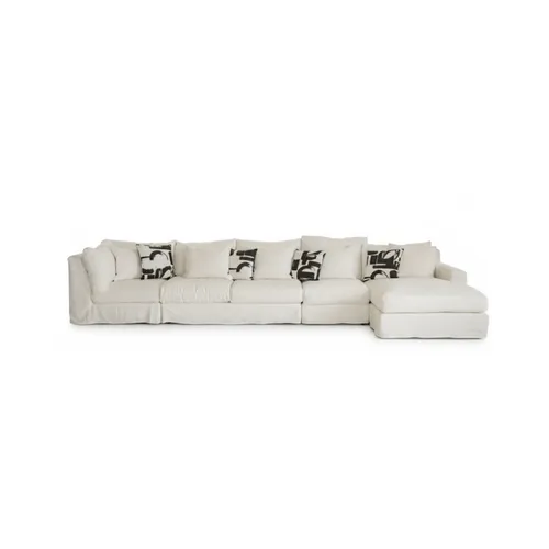 MODULO ESQUINA SOFA BISCARROSSE BLANCO - Sillones y sofás, Uruguay | Masinfinito Casa