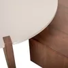 Mesa Ratona Madera Marron Armonía Cast/bco en Multicolor - Mesas de living, Uruguay | Divino, vista 3 de 3
