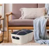 ORGANIZADOR CON ASAS 26X18X11CM EXT TELA CREMA en Beige - Canastos, Uruguay | Decohogar, vista 3 de 4
