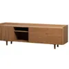 Rack PLISSE 1.60 m Madera en Madera natural - Muebles para TV, Uruguay | Finkel, vista 2 de 4