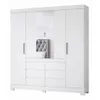 Ropero 4 puertas, 6c CADIS c/Espejo Blanco - Roperos y placares, Uruguay | Que Sal Muebleria, vista 5 de 9