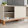 Rack Mondrian - Chico - Off White y Freijo en Beige - Muebles para TV, Uruguay | NYR, vista 4 de 4