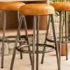 BANCO DE BAR CLUB - CUERO ITALIANO CARAMELO - Sillas, Uruguay | La Iberica, vista 6 de 12