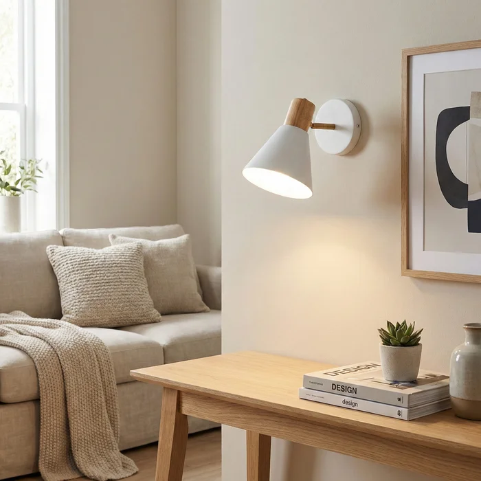 Aplique de Pared Nora Wall en Blanco - Iluminación, Uruguay | La Perla, vista 4